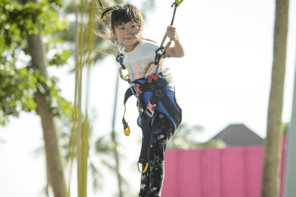 Little Girl on MegaBounce